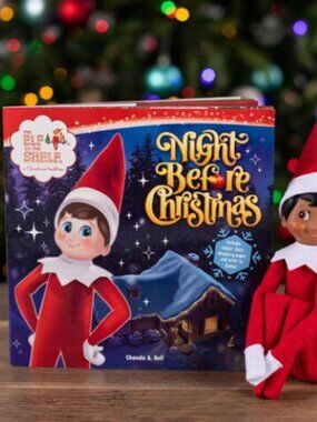 The Elf on the Shelf: Night Before Christmas - Paperback Book by Harper